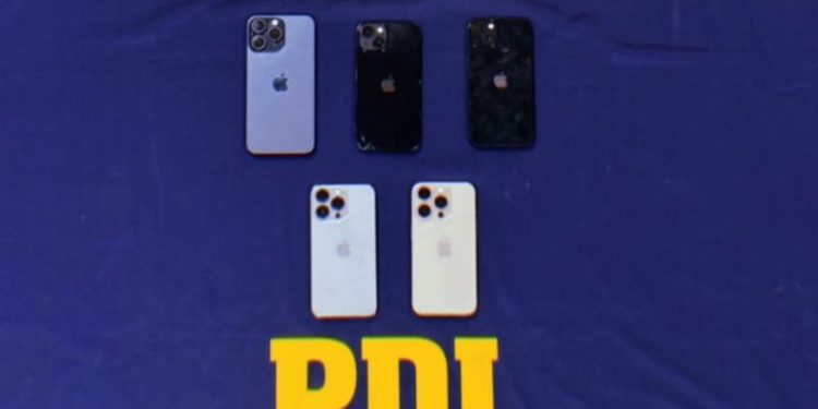 PDI recupera más de 4 millones 500 mil pesos en celulares robados en Calama
