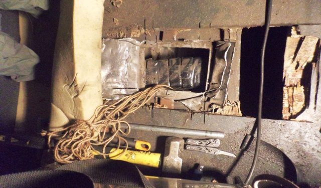 Camión escáner detecta 151 kilos de droga en bus interprovincial