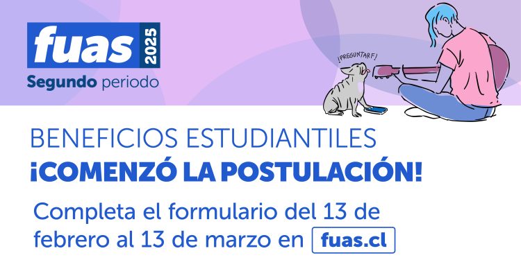 FUAS 2025: Comenzó el segundo período de postulación a gratuidad y beneficios estudiantiles