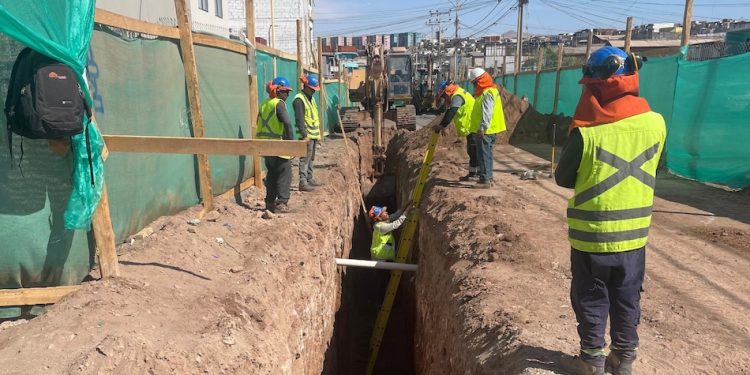 Avanzan las obras de “Refuerzo Colector Los Cóndores” de la comuna de Alto Hospicio
