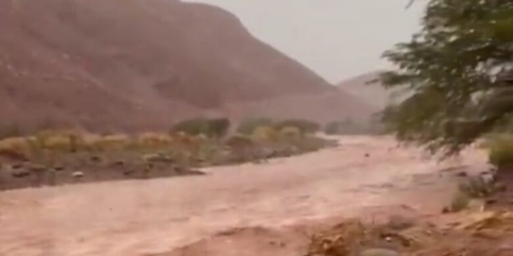 Llaman a evacuar sectores de San Pedro de Atacama por desborde de río