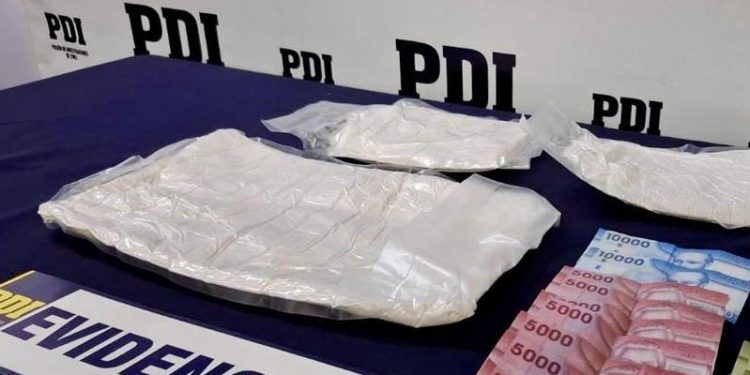 PDI: Mujer portaba más de 2 kilos de ketamina