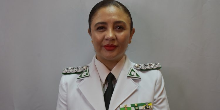 Coronel Nélida Troncoso, asumió como directora regional de Gendarmería