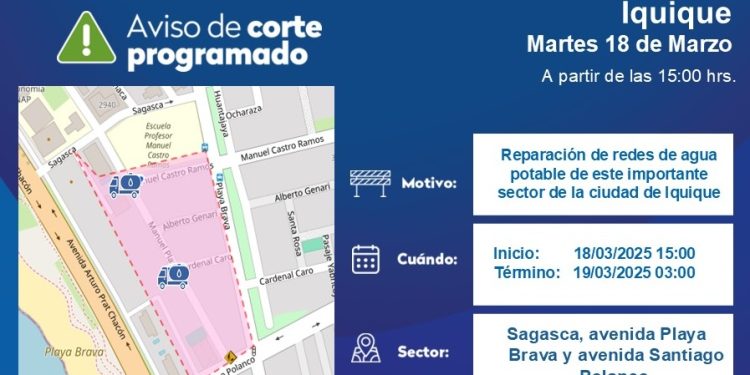 Aguas del Altiplano realizará mejoras en las redes de agua potable de Iquique