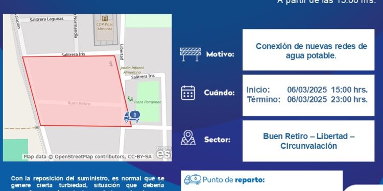 Aguas del Altiplano realizará la puesta en servicio de nuevas redes de agua potable en Pozo Almonte