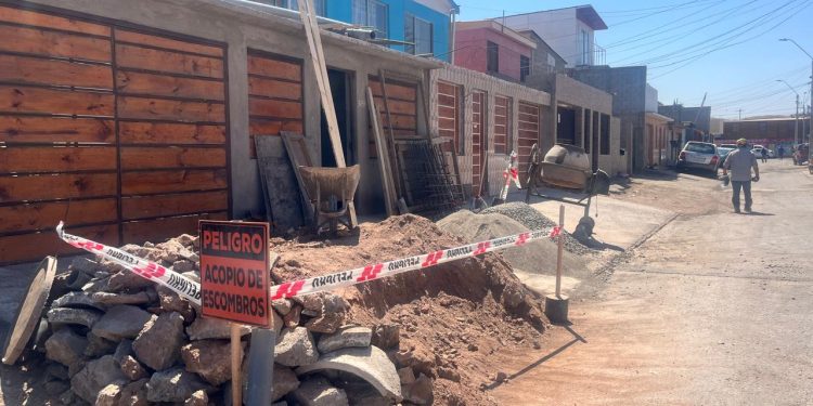 Avanzan obras de mitigación por socavones en conjuntos Altos del Mirador y Vida Nueva I de Alto Hospicio