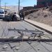 Vehículo chocó dos postes de la red eléctrica que entrega energía al sector La Pampa de Alto Hospicio