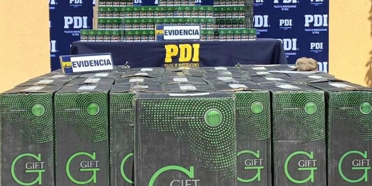 PDI detuvo a un hombre por Contrabando de Cigarrillos