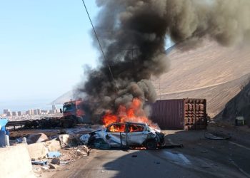 Un muerto y heridos en accidente en bajada Alto Hospicio-Iquique