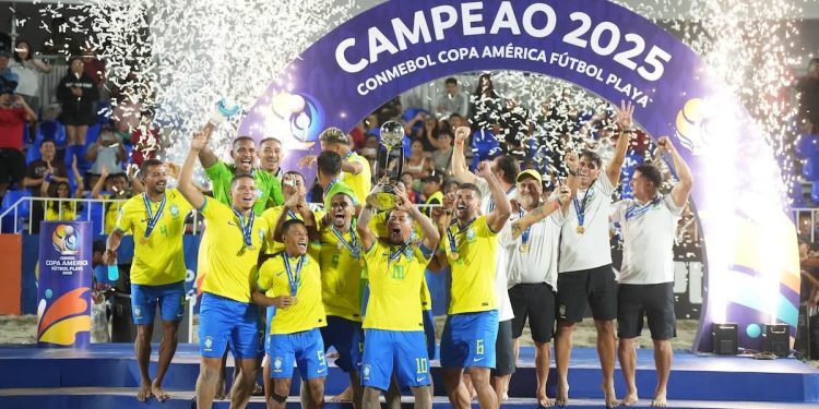 Brasil es campeón de la Copa América de Fútbol Playa en Iquique y Chile va por primera vez al Mundial