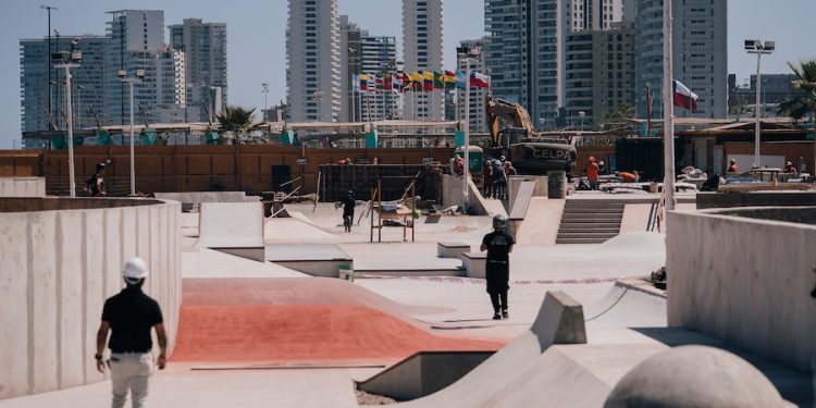 Obras del Skate Park Iquique llevan más de 60% de avance