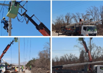 CGE finaliza la reconstrucción de la red eléctrica robada en Canchones