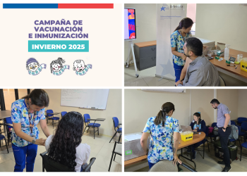 Funcionarios de la Defensoría de Tarapacá se vacunaron contra la influenza y el COVID-19 gracias a operativo de salud