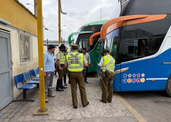 Dos conductores de buses fueron detenidos en Rodoviario tras dar positivo en Narcotest