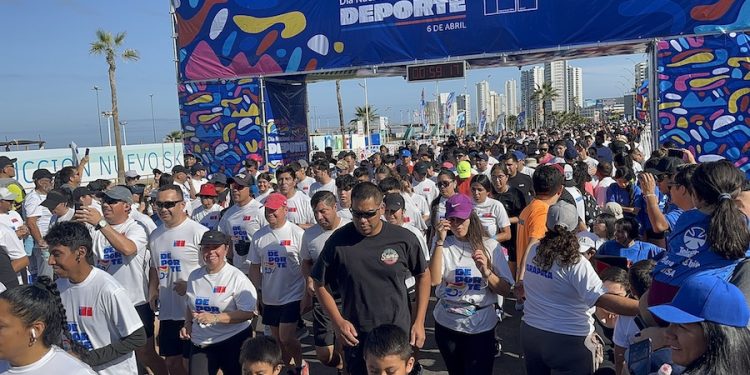 Cerca de 700 mil personas participaron en una nueva celebración del Día Nacional del Deporte
