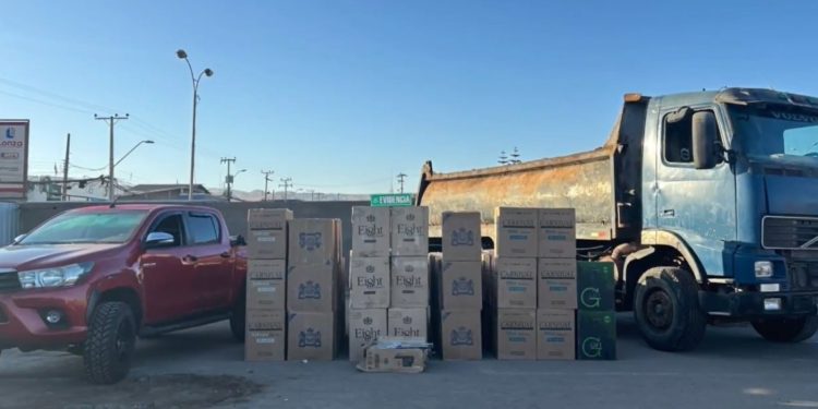 Carabineros incautó seis millones de cigarrillos de contrabando en Huara y Alto Hospicio