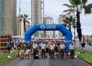 Carabineros de Tarapacá invita a participar en la caminata canina familiar