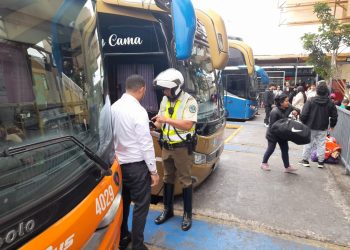Inician controles preventivos en Terminal Rodoviario por fin de semana largo