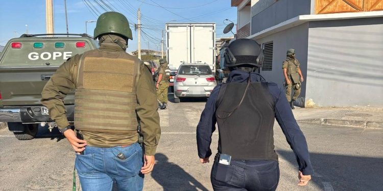 Carabineros contra el tráfico de drogas en Mejillones