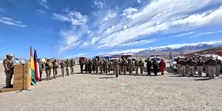 Carabineros y Policía Nacional de Bolivia despliegan 6° Operativo Binacional en la Macro Zona Norte