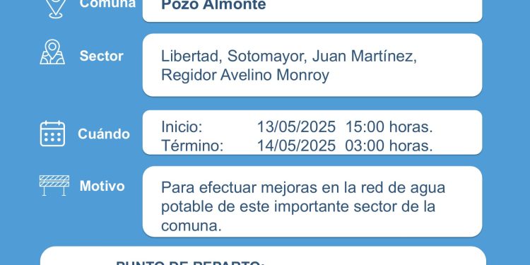 Aguas del Altiplano realizará mejoras en la red de distribución de agua potable y contra incendios