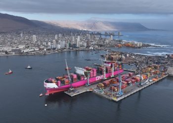 Iquique Terminal Internacional (ITI) se convierte en puerta de entrada a Chile de buque ONE Sphere