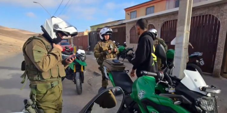 En ronda focalizada de Carabineros detienen a cuatro personas