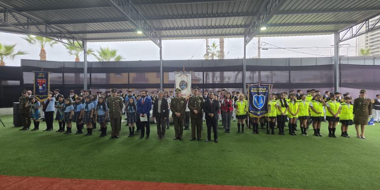 Juramento de Brigadistas Escolares Integrales de Iquique