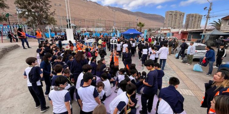 SENAPRED finalizó con éxito simulacro de sismo-tsunami para el sectoreducación de Tarapacá