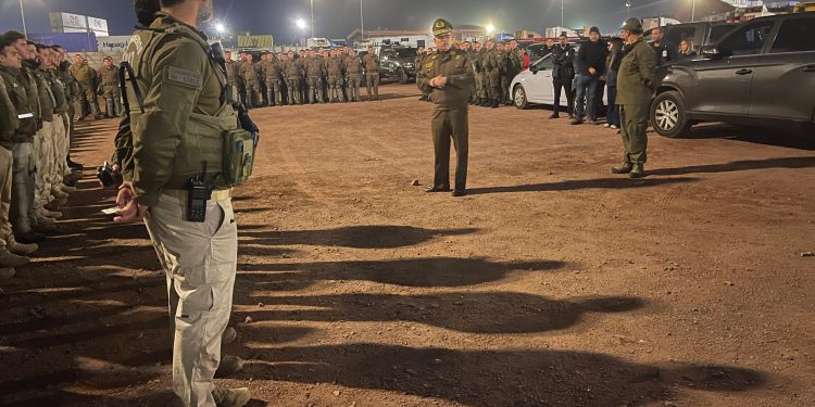 16 detenidos en operativo de Carabineros realizado en Iquique y Alto Hospicio