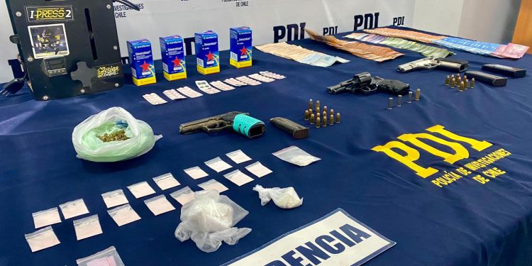 PDI desarticuló dos estructuras criminales que operaban en el barrio industrial de Arica