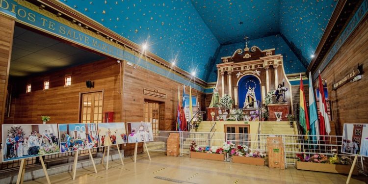 Comienza inédito proyecto de restauración de Virgen del Carmen de La Tirana / Liderado por Organizaciones del Santuario con apoyo de Collahuasi