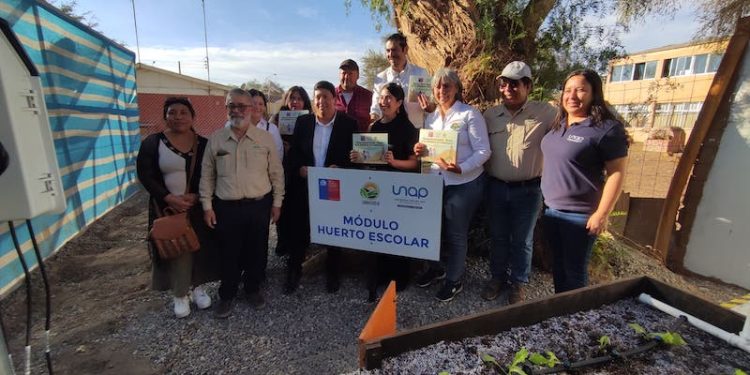 Subsecretario de Ciencia y Tecnología destaca instalación de Huertos Escolares en escuelas rurales de El Tamarugal