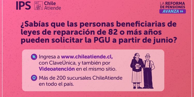 Personas beneficiarias de leyes de reparación de 82 o más años ya pueden solicitar la PGU