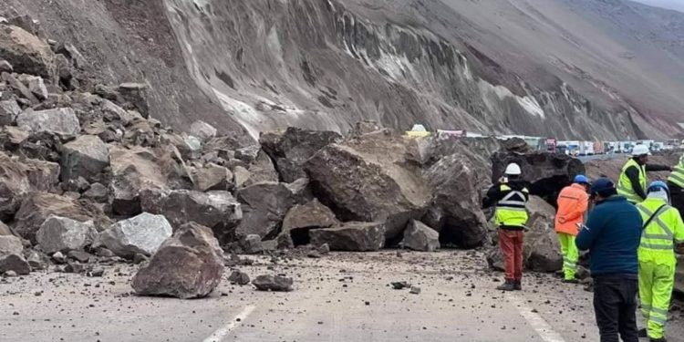 Anuncian corte preventivo en Ruta 5 sector Cuesta Cultura Chinchorro (Camarones)