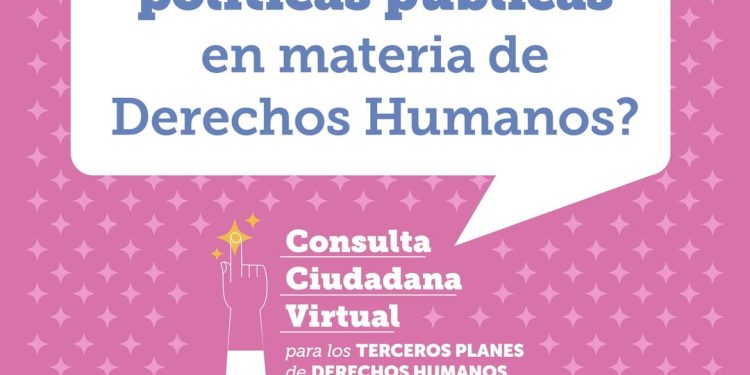 Gobierno lanza Consulta Ciudadana Virtual sobre Derechos Humanos