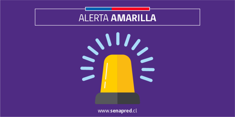 Senapred: Se declara Alerta Amarilla para las comunas del borde costero entre las regiones de Arica y Magallanes, incluyendo el territorio Insular y Antártico por tsunami