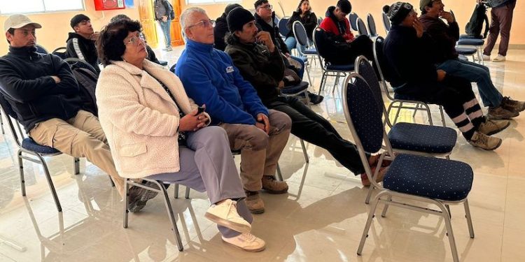 Profesionales de Salud Tarapacá dictan charlas preventivas a locatarios de La Tirana