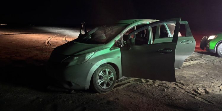 Seguimiento policial en la pampa termina con detención de infractor por receptación de vehículo