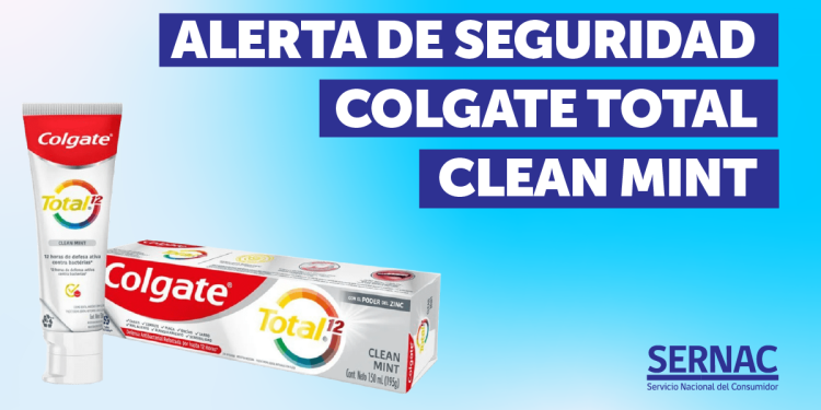 SERNAC emite alerta de seguridad por pasta dental Colgate: Saborizante del producto podría causar efectos adversos