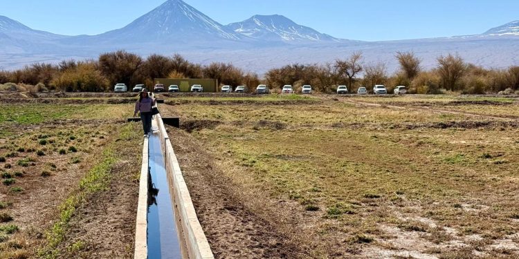 San Pedro de Atacama: Minagri entrega históricas bonificaciones de riego e inaugura tranque en el Ayllu de Cúcuter