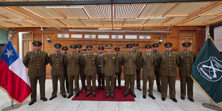 Carabineros de control orden público conmemoraron su 89° aniversario