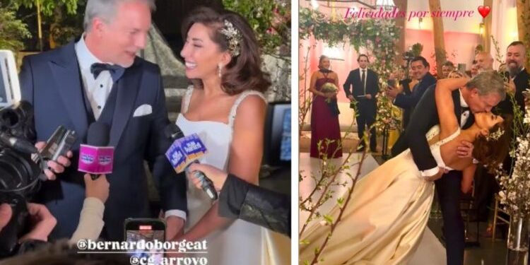Carmen Gloria Arroyo y Bernardo Borgeat se casaron y juraron amor eterno