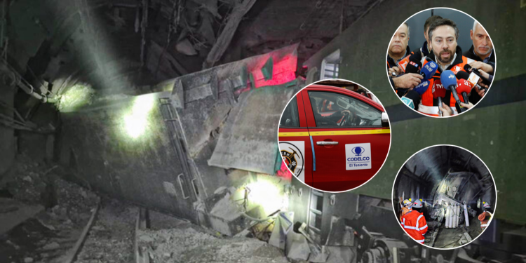 Hallan otros dos cuerpos de mineros atrapados en El Teniente: víctimas fatales aumentan a cuatro