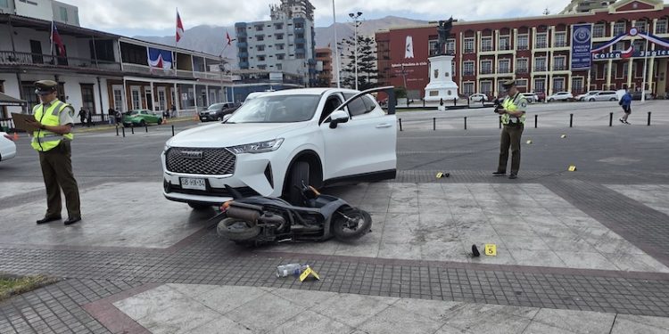 Con intervención urbana Carabineros busca prevenir accidentes