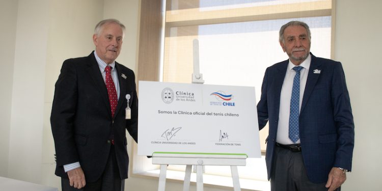 Clínica Universidad de los Andes se convierte en la clínica oficial del tenis chileno