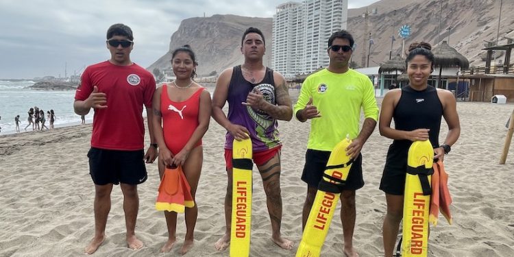 Vino desde Rapa Nui para aprender con los que saben en rescate acuático