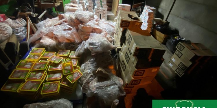 Carabineros recuperó 4 toneladas de carne congelada sustraídos en Alto Hospicio