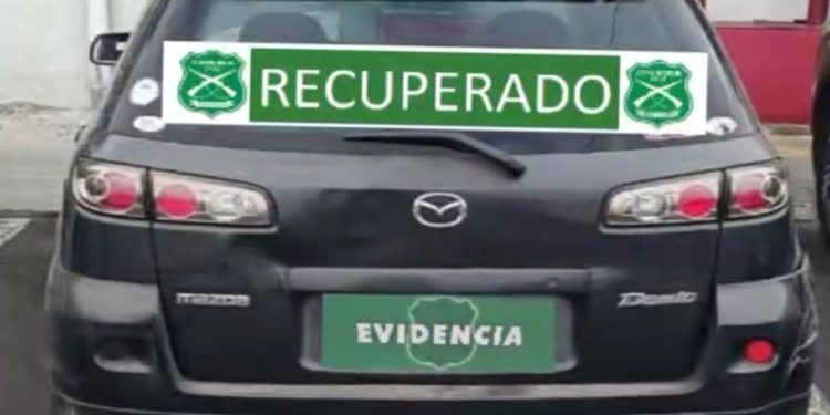 Carabineros de Iquique recuperó automóvil con encargo de robo
