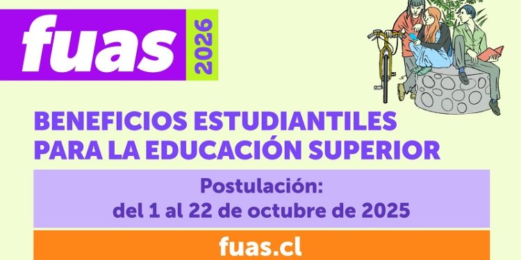 El 1 de octubre comienza postulación a beneficios estudiantiles para 2026 a través del FUAS